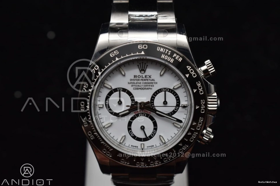 Factory Daytona In Rolex Steel White Movement Dial SL4801 1:1 904L 126500 FreshLook VS SBF 1054 1207